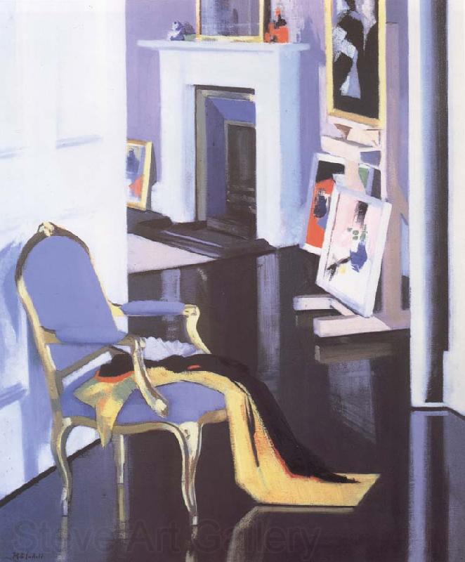 Francis Campbell Boileau Cadell The Gold Chair Spain oil painting art